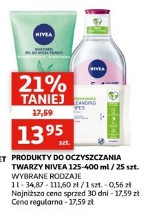 Płyn micelarny formuła 3w1 cera wrażliwa i nadwrażliwa Nivea micellair promocja