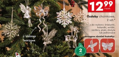 Ozdoby choinkowe 2 szt. promocja w Biedronka