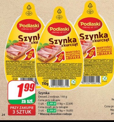 Szynka z kurcz膮t Drosed podlaski promocja
