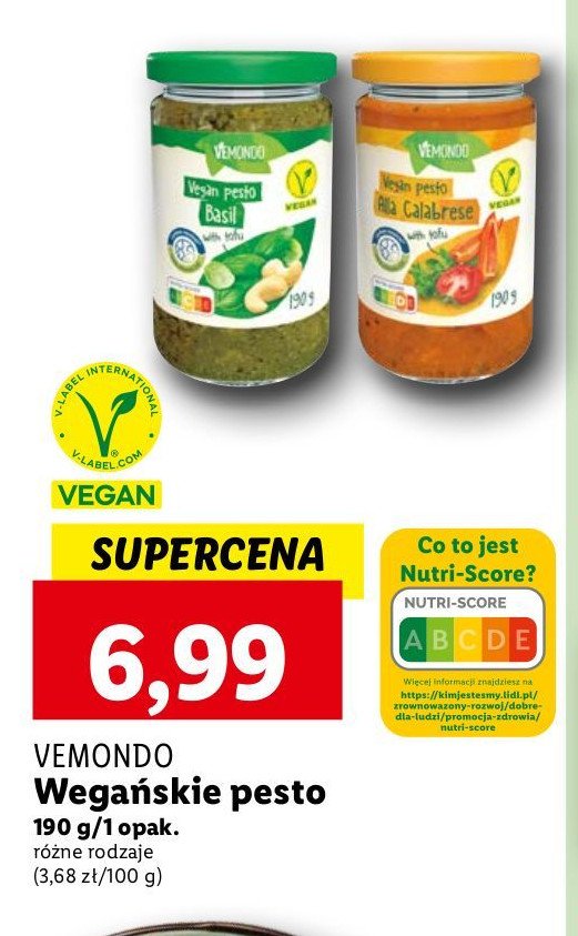 Pesto alla calabrese Vemondo promocja