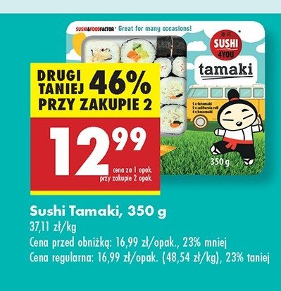 Sushi tamaki Sushi 4you promocja