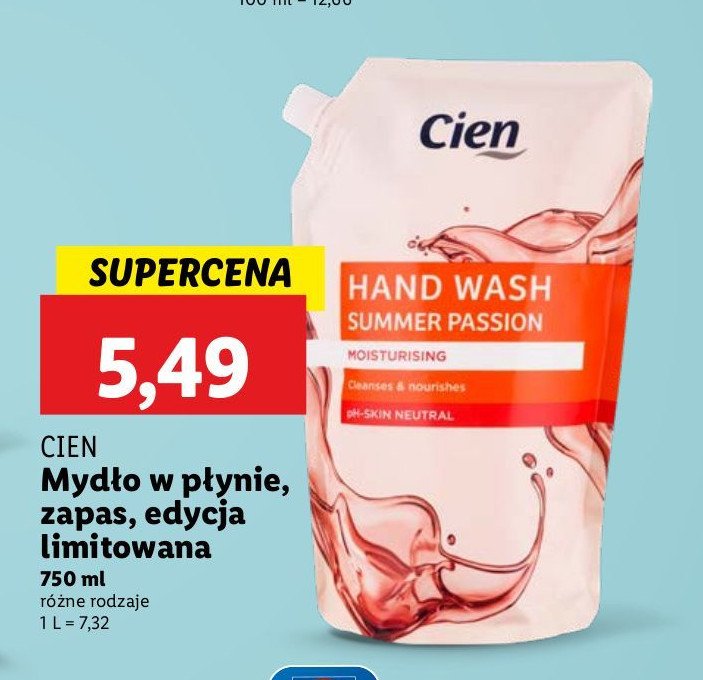 Myd艂o w p艂ynie summer passion Cien promocja