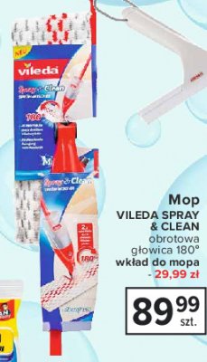 Wk艂ad do mopa spray & clean Vileda promocja