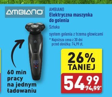 Maszynka do golenia AMBIANO promocja