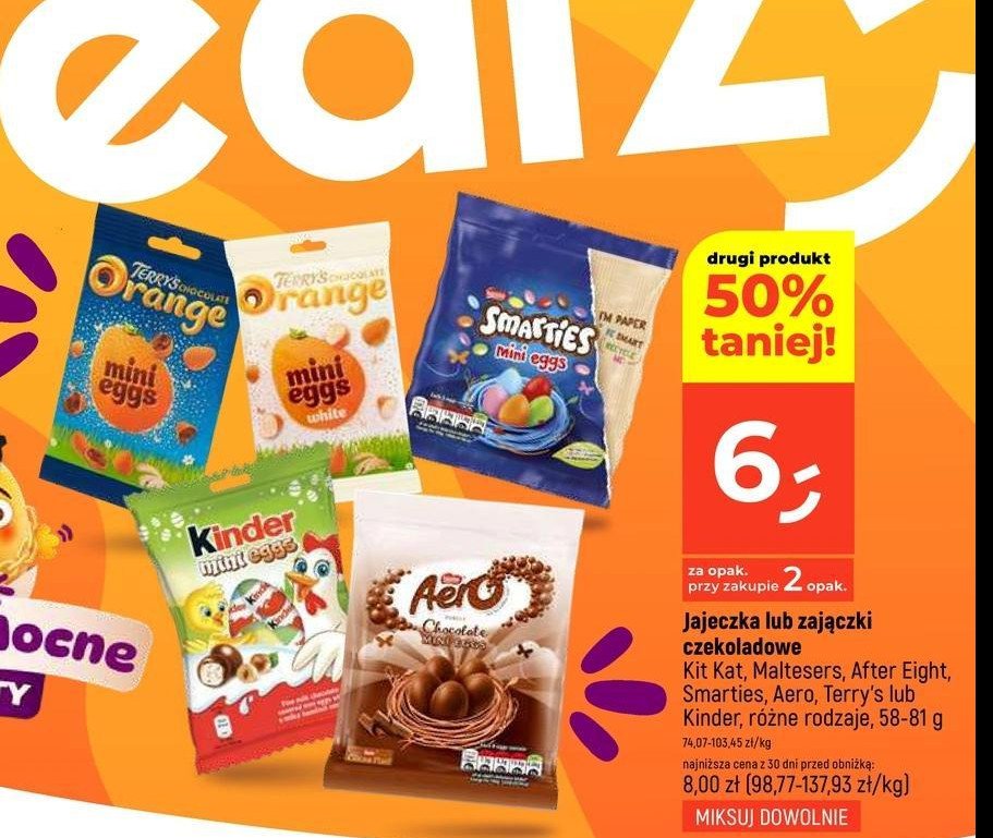 Mini jajka czekoladowe Smarties promocja