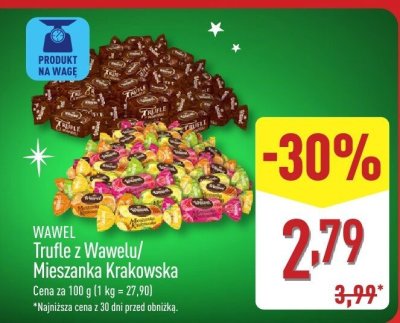 Trufle z Wawelu/Mieszanka Krakowska WAWEL promocja w Aldi