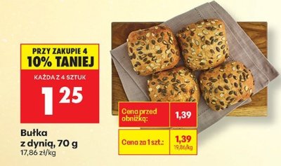 Bułka z dynią promocja w Biedronka