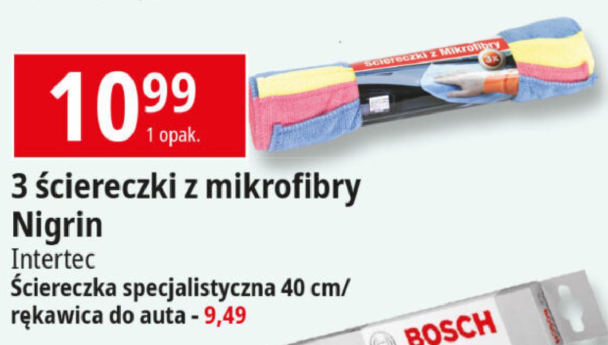 Ściereczki z mikrofibry Nigrin promocja