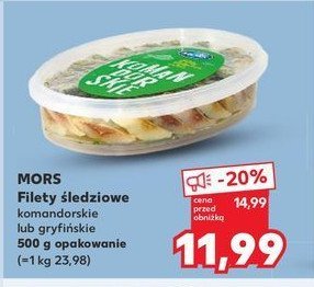 Filety 艣ledziowe komandorskie Mors ryby promocja
