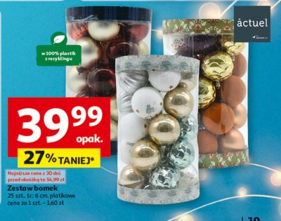 Zestaw bombek promocja w Auchan