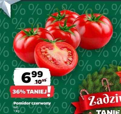 Pomidor czerwony luz promocja w Netto
