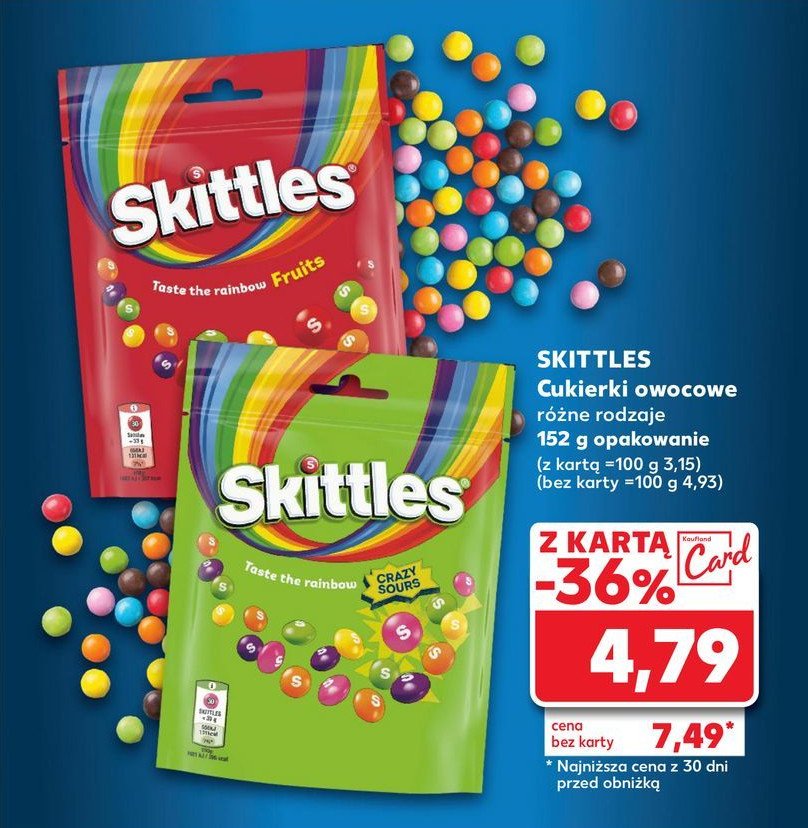 Cukierki fruits Skittles promocja