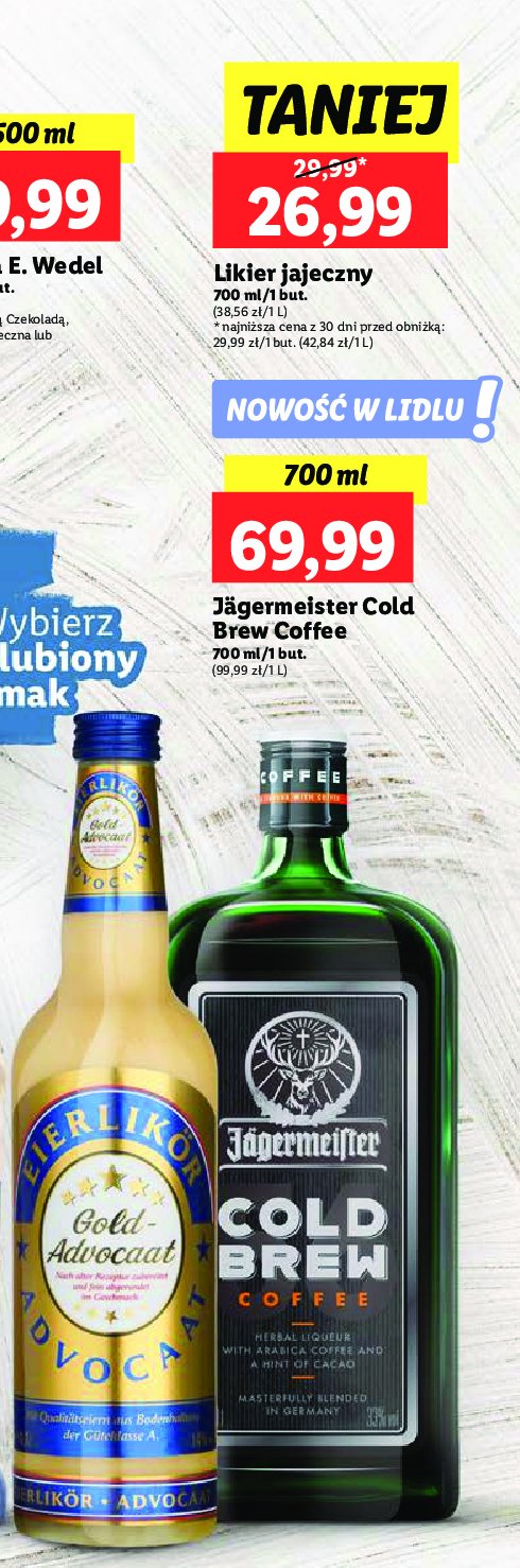 Likier Jagermeister promocja w Lidl