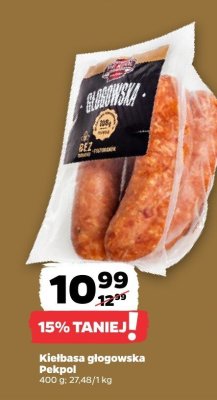 Kiełbasa głogowska Krakpol promocja w Netto