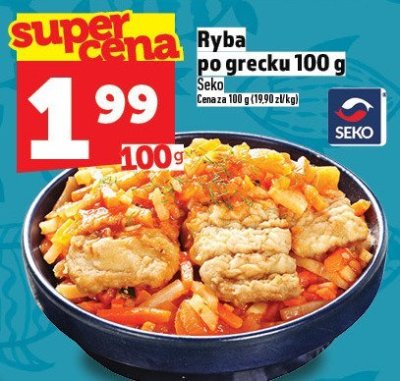 Ryba po grecku Seko 100 g promocja w TOPAZ