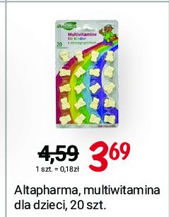 Multiwitamina dla dzieci Altapharma promocje