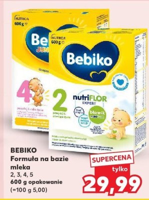 Formuła na bazie mleka 2, 3, 4, 5 promocja w Kaufland