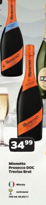 Prosecco Mionetto Prosecco DOC Treviso Brut promocja w Netto