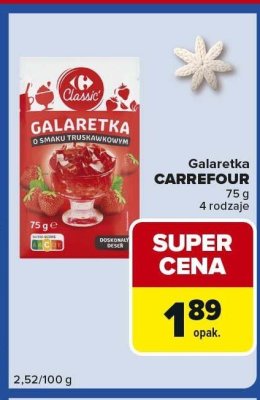Galaretka Galaretka CARREFOUR 4 rodzaje promocja w Carrefour Express