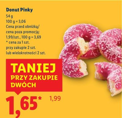 Donut Pinky promocja w Lidl