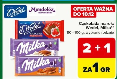 Czekolada WEDEL promocja w Carrefour
