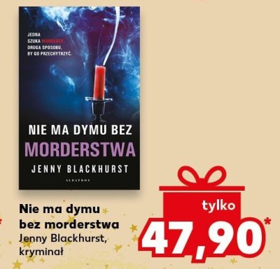 Książka Nie ma dymu bez morderstwa Jenny Blackhurst, kryminał promocja w Kaufland