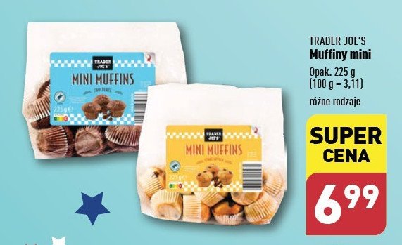 Muffinki czekoladowe Trader joe's promocja