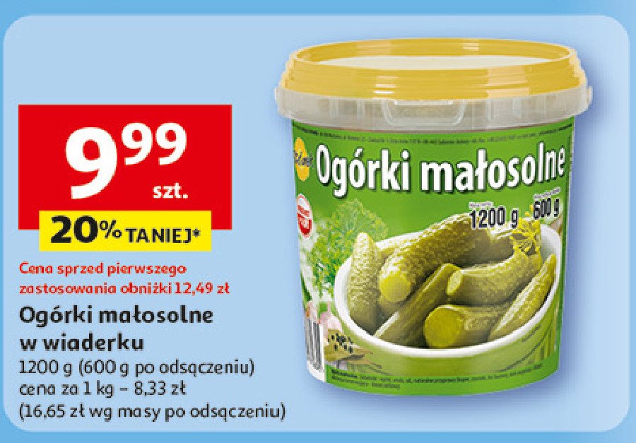 Og贸rki ma艂osolne Stefanek promocja
