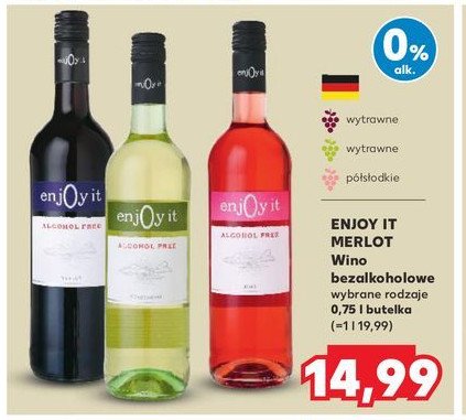 Wino ENJOY IT ROSE promocja