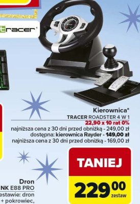 Kierownica TRACER ROADSTER 4 W 1 promocja w Carrefour