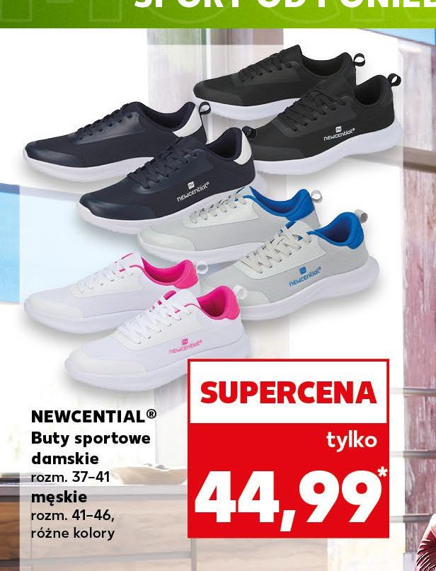 Buty meśkie 41-46 Newcential promocja w Kaufland