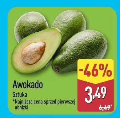 Awokado 1 szt. promocja w Aldi