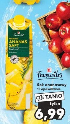 Sok ananasowy K-classic favourites promocja