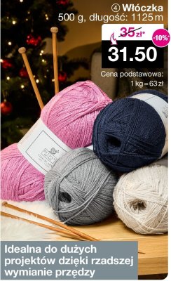 Włóczka 500 g promocja w Woolworth