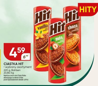 Ciastka HIT promocja w Chata Polska