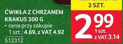 Ćwikła z chrzanem Krakus 300g promocja w Selgros