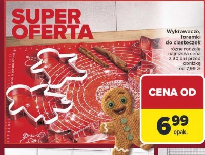 Wykrawacze, foremki do ciasteczek różne rodzaje promocja w Carrefour