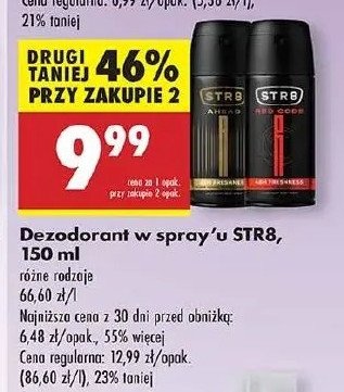 Dezodorant Str8 ahead promocja