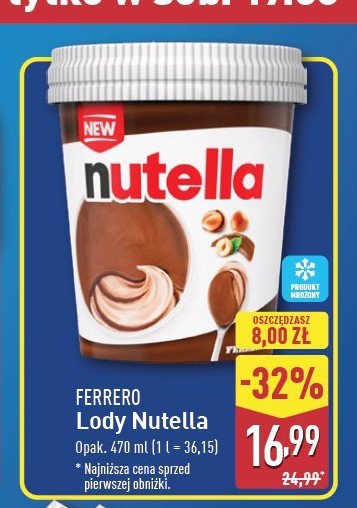 Lód Nutella promocja