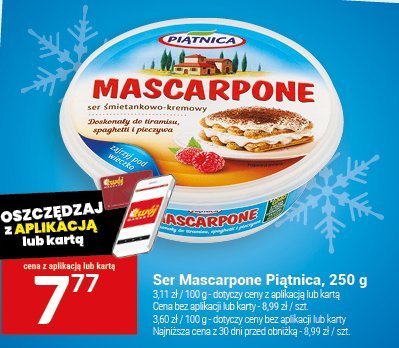 Ser Ser Mascarpone Piątnica promocja w Twój Market