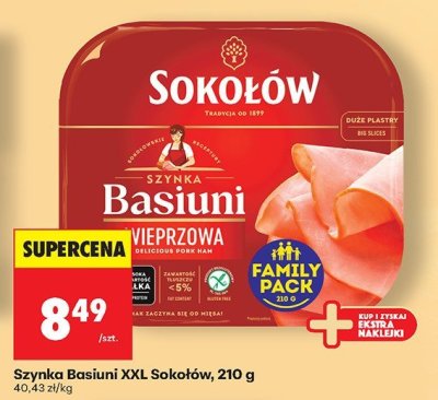 Szynka Basiuni XXL  promocja w Biedronka