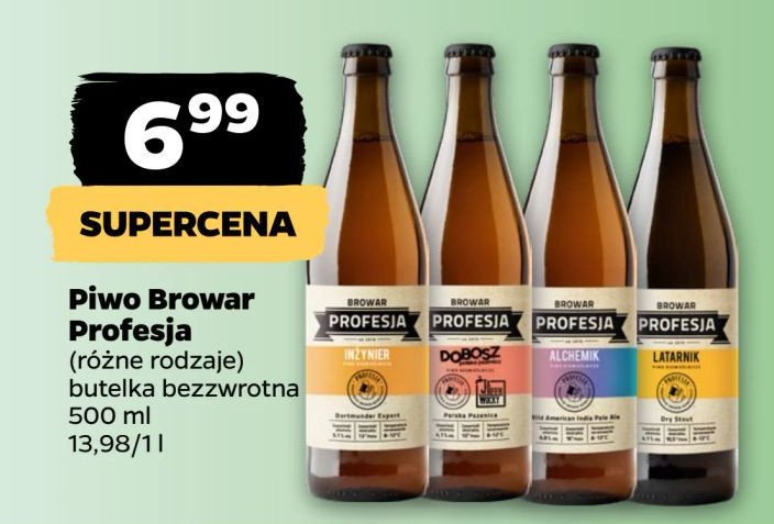 Piwo Profesja inżynier promocja