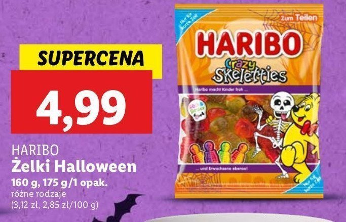 Żelki crazy skeletties promocja