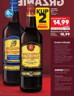 Wino grzane bezalkoholowe promocja w Kaufland