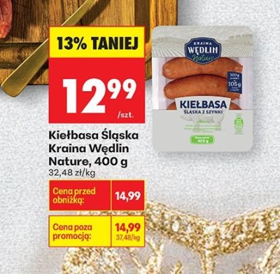 Kiełbasa Śląska 400 g promocja w Biedronka