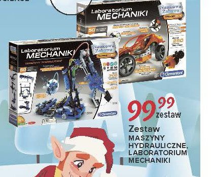 Laboratorium mechaniki silnik elektryczny Clementoni promocja
