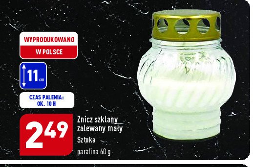 Znicz ma艂y 10 h promocja