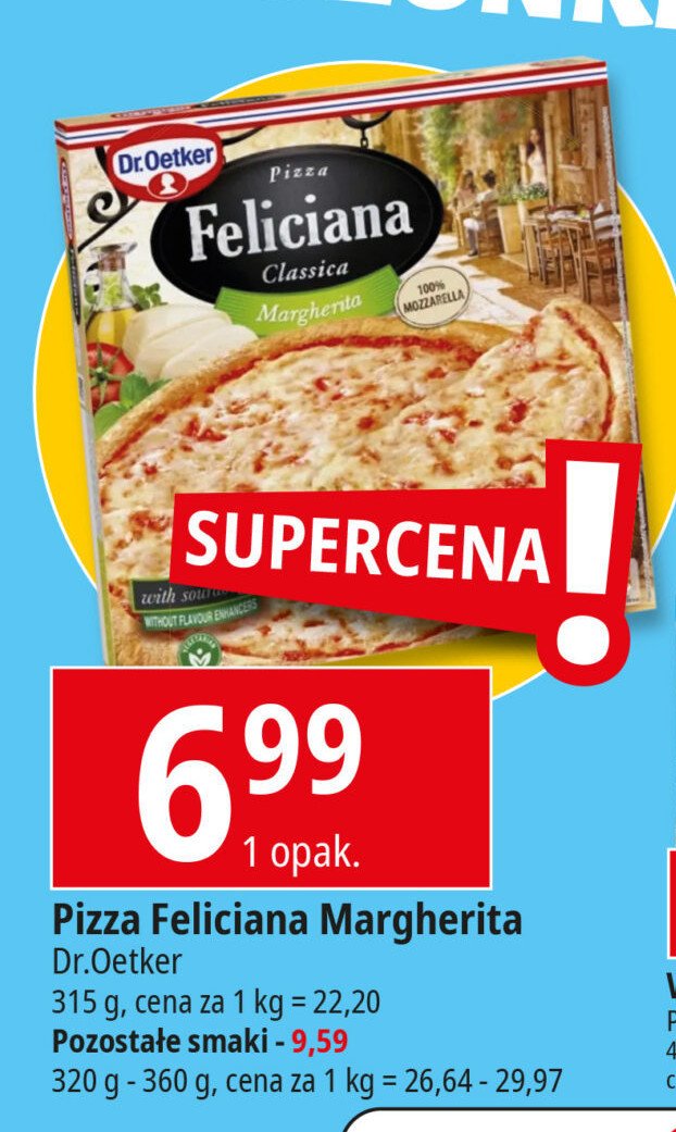 Pizza margherita Dr. oetker feliciana promocja