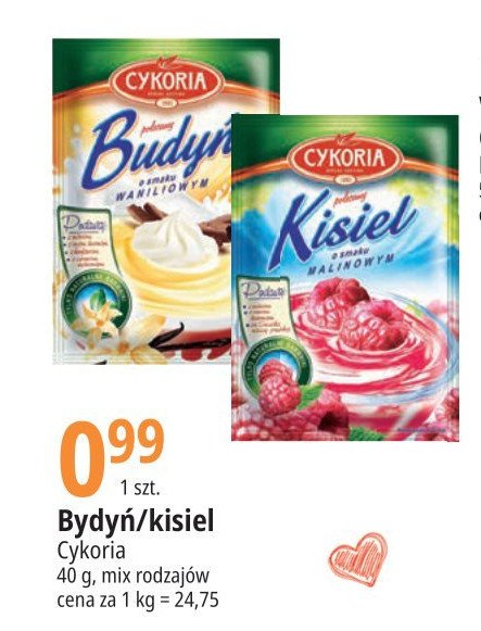 Budy艅 waniliowy Cykoria promocja