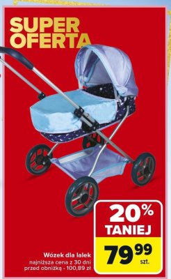 Wózek dla lalek promocja w Carrefour